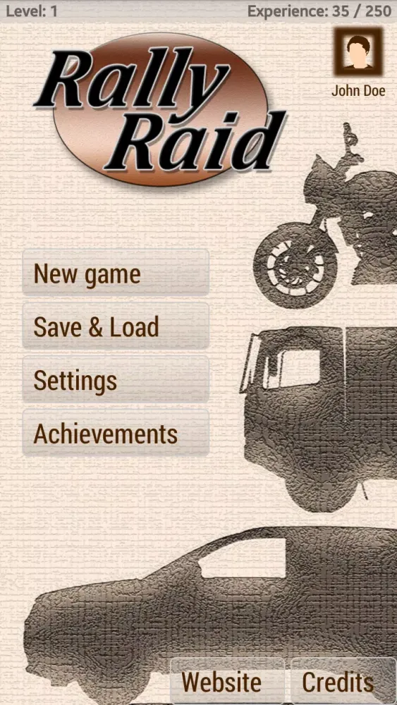 Ảnh chụp màn hình của Rally Raid