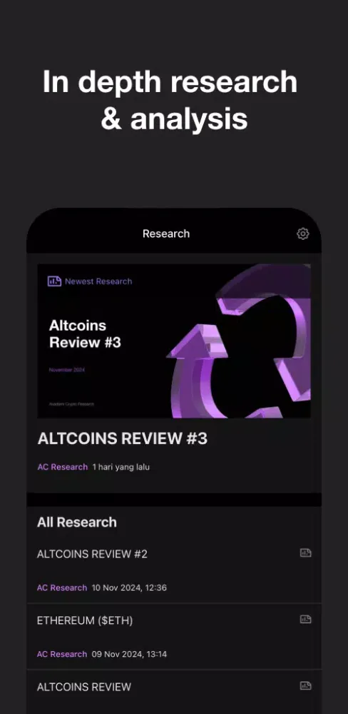 Akademi Crypto स्क्रीनशॉट