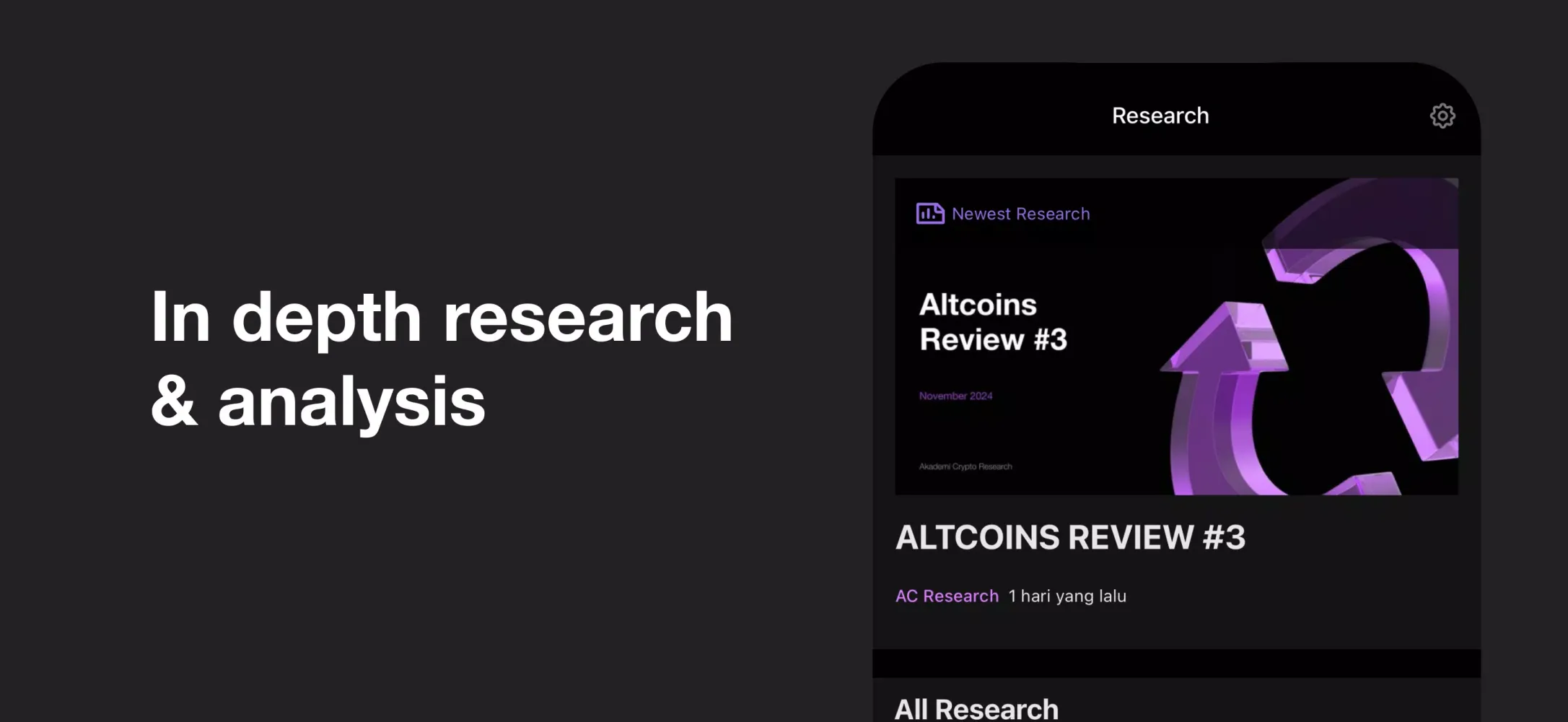 Akademi Crypto स्क्रीनशॉट