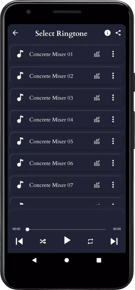 Concrete Mixer Sound Screenshots