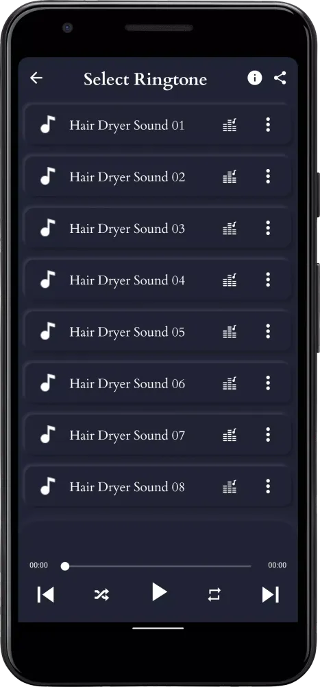 Hair Dryer Sounds スクリーンショット