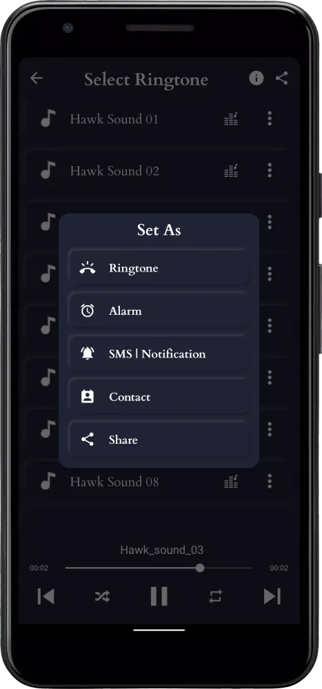 Hawk Sounds Screenshots