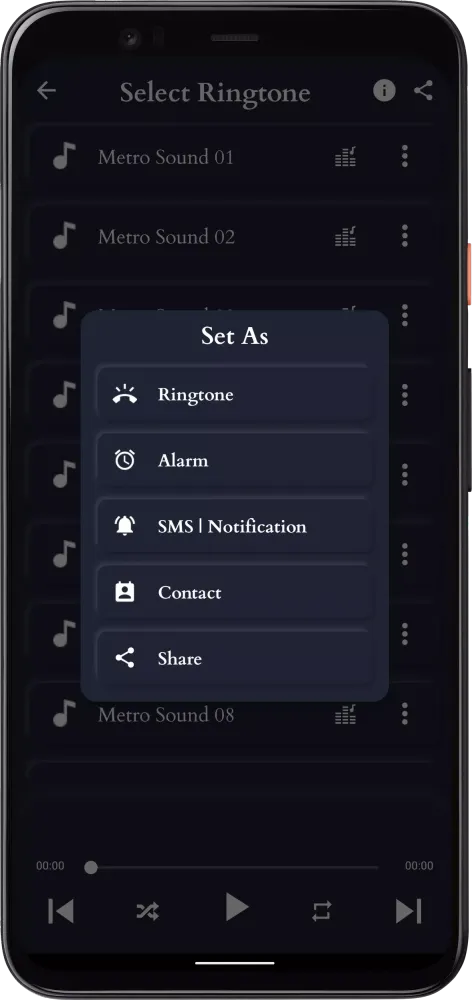 ภาพหน้าจอของ Metro Sounds