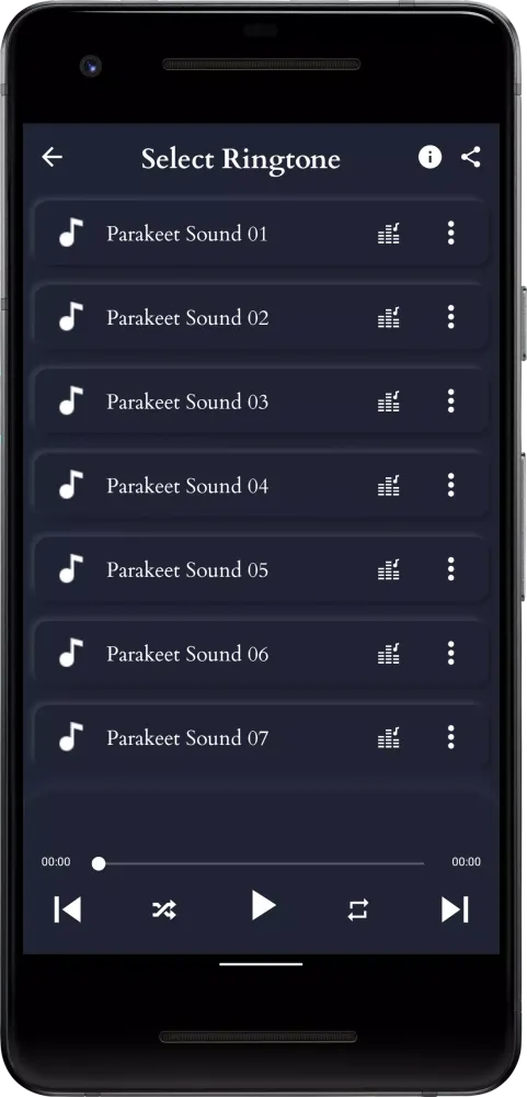 Parakeet Sounds Screenshots