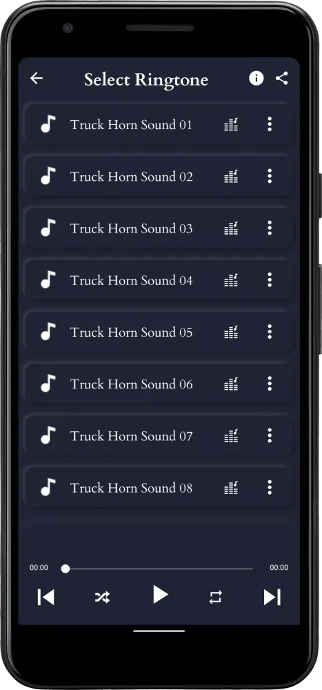 Captures d'écran de Truck Horn Sounds