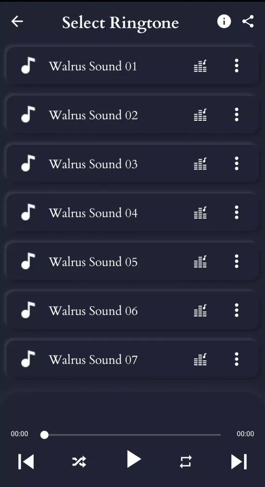 Walrus Sounds سکرین شاٹس