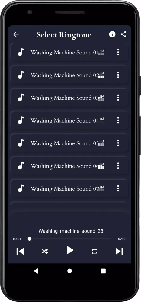 Washing Machine Sounds Screenshots