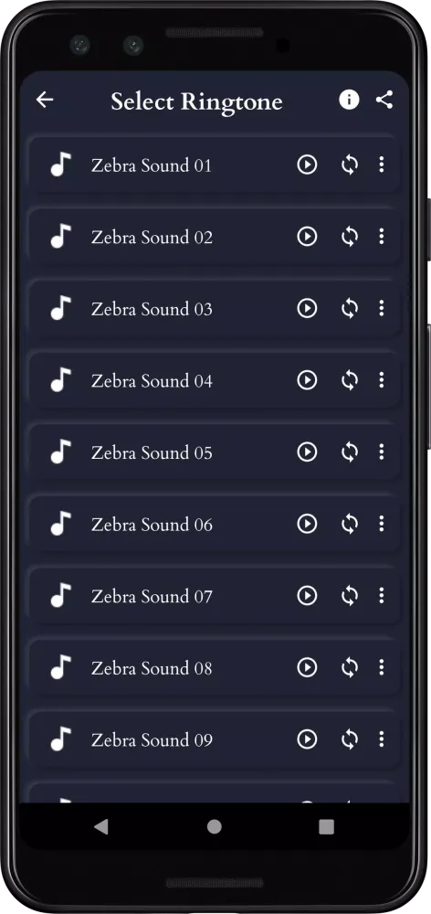 Zebra Sounds Screenshots