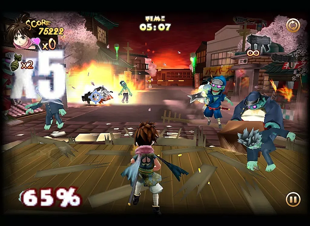 Ảnh chụp màn hình của Zombie Panic in Wonderland Plus iPad 
