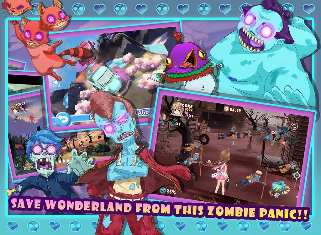 Tangkapan skrin Zombie Panic in Wonderland DX Lite iPad 