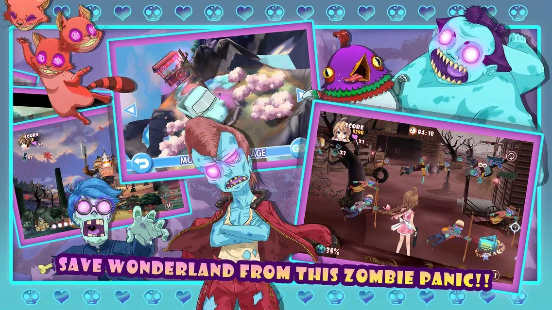Tangkapan skrin Zombie Panic in Wonderland DX Lite