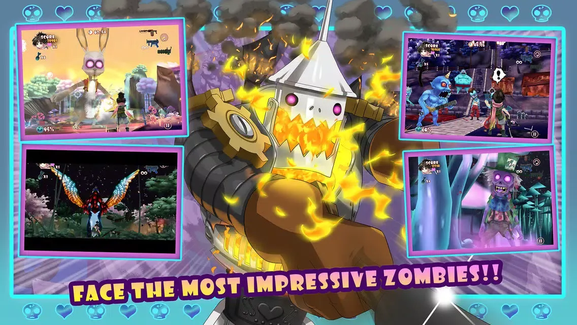 Tangkapan skrin Zombie Panic in Wonderland DX Lite