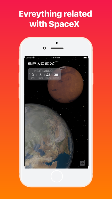 Latest Info for SpaceX Screenshots