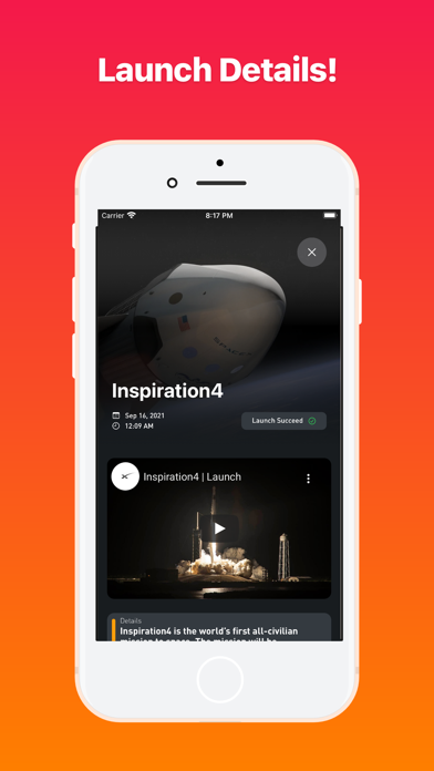Latest Info for SpaceX Screenshots