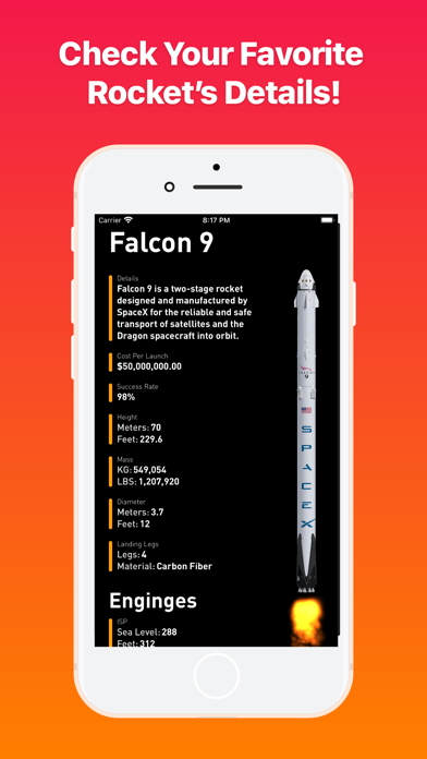 Latest Info for SpaceX Screenshots