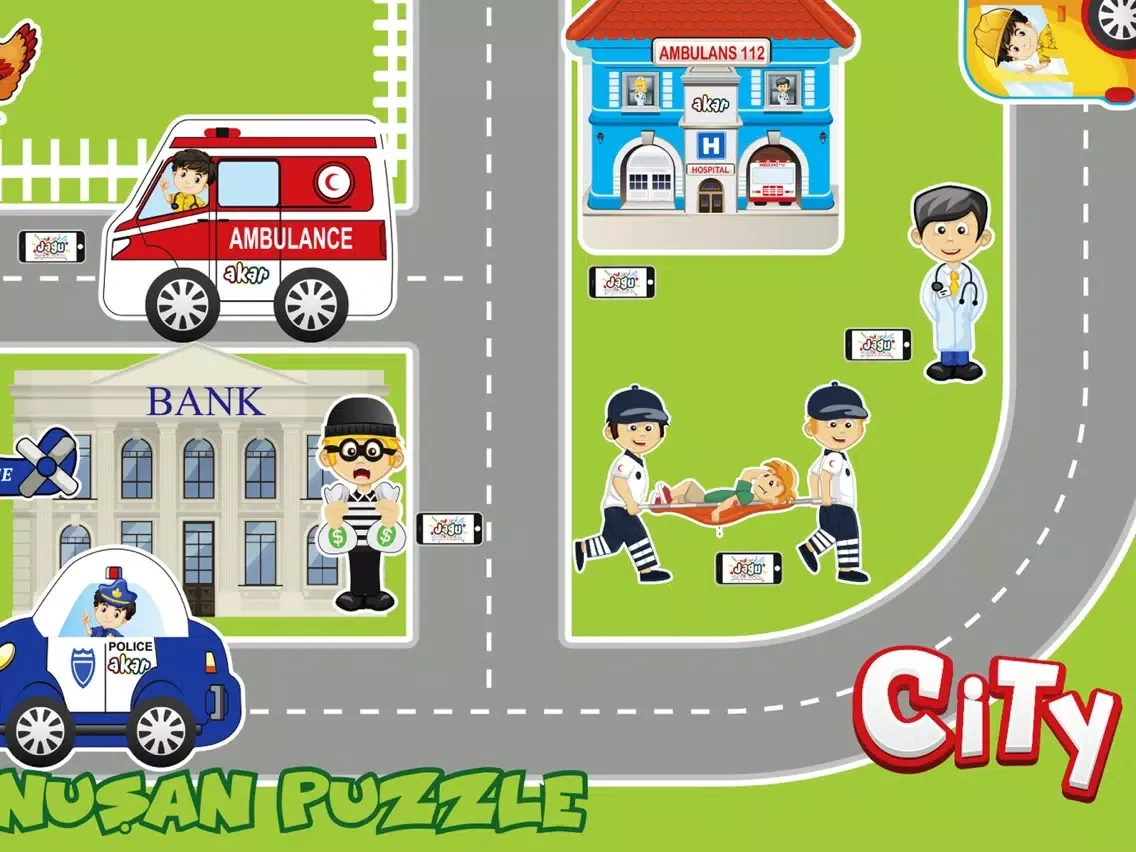 Скриншоты Akar Jagu City Puzzle iPad 