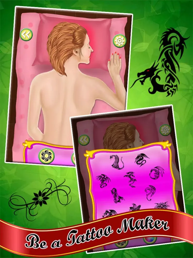 تصاویر Back Tattoo Designer - Girls Tattoo Games iPad 