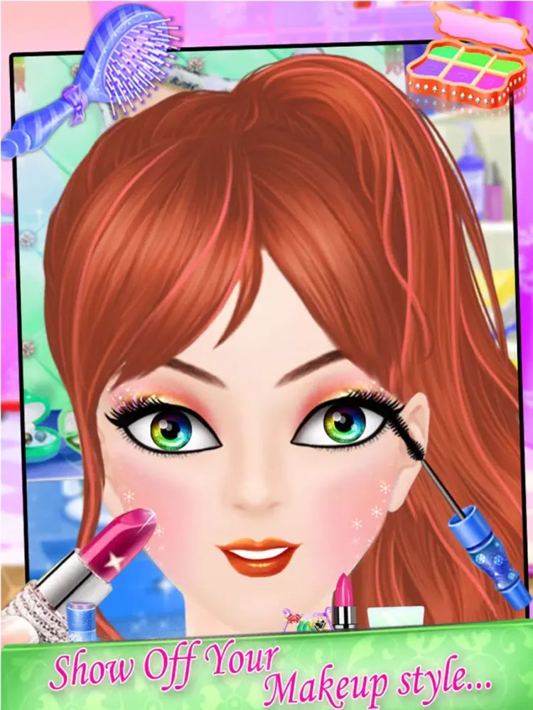 Celebrity Makeup Salon - makeup, dress Up, spa - Girls beauty queen's Salon Games iPad  Screenshots