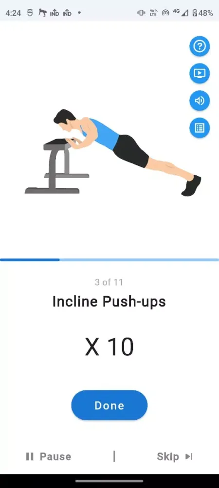 Chest Workout at home Screenshots