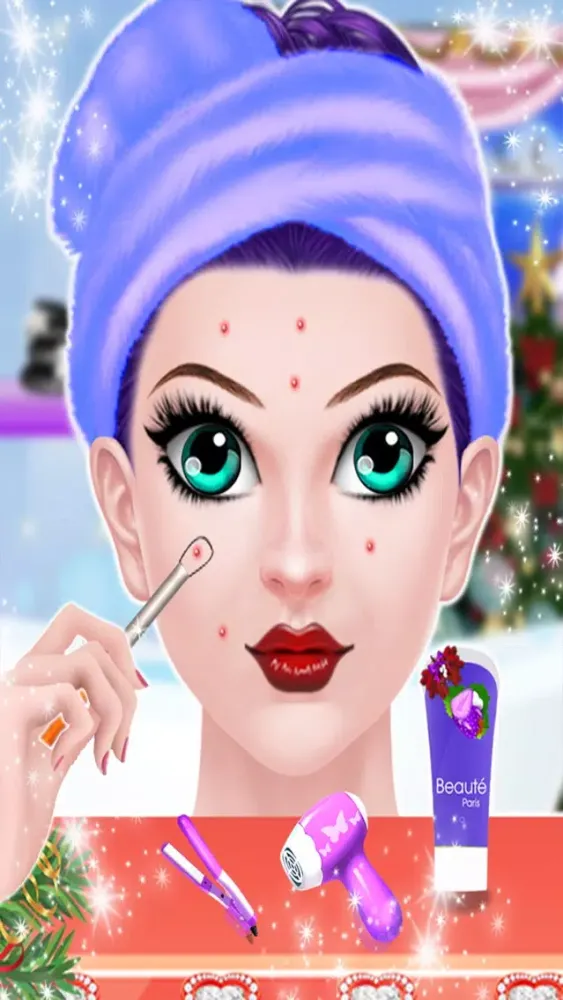 Christmas Costume Styles - Girls Makeup, Dressup Ekran Görüntüleri