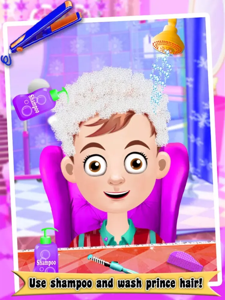 Ảnh chụp màn hình của Hair Saloon - Kids Hair Saloon Game iPad 