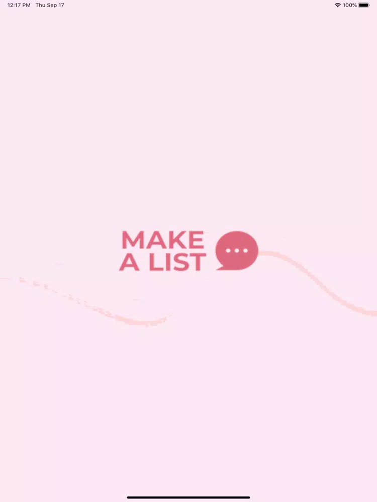 Capturas de tela do Make A List iPad 