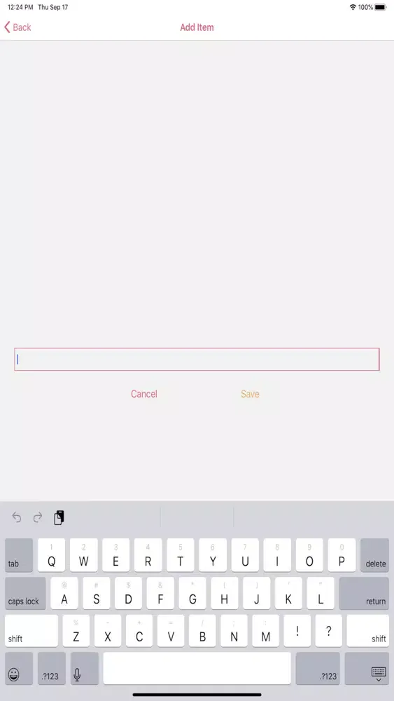 Ảnh chụp màn hình của Make A List