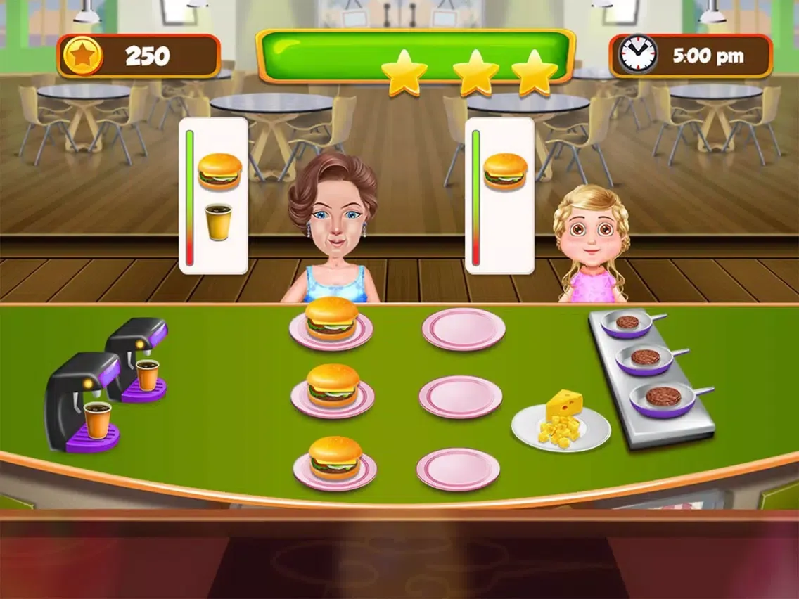 Burger Maker Shop : Rising Cooking Restaurants,Cooking Fever of kids,Mom Cooking iPad  スクリーンショット