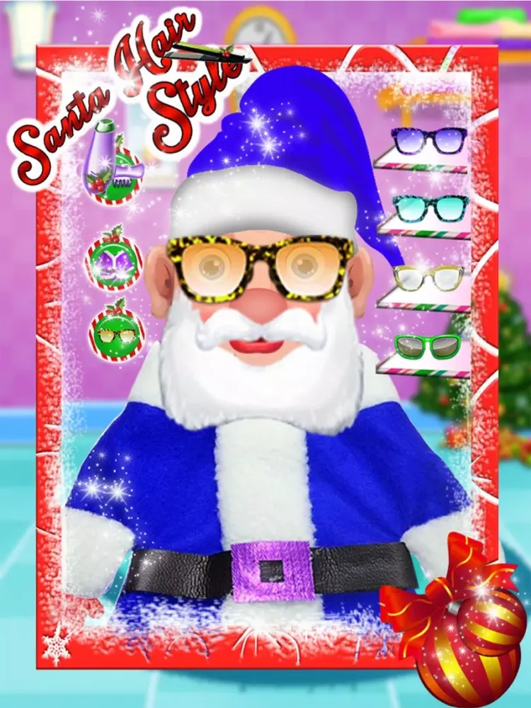 Santa Hair Style - Shave Beard & Barbershop Games iPad  スクリーンショット