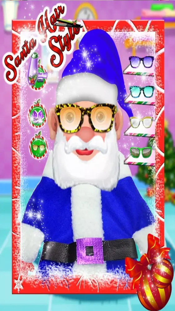 Santa Hair Style - Shave Beard & Barbershop Games スクリーンショット