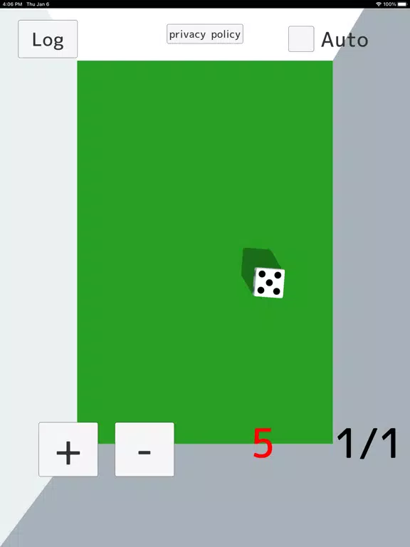 ภาพหน้าจอของ Super Simple Dice iPad 