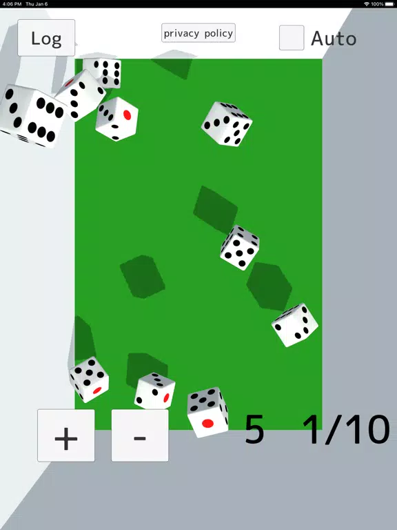 ภาพหน้าจอของ Super Simple Dice iPad 