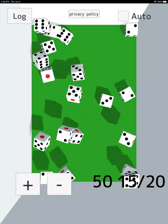 ภาพหน้าจอของ Super Simple Dice iPad 