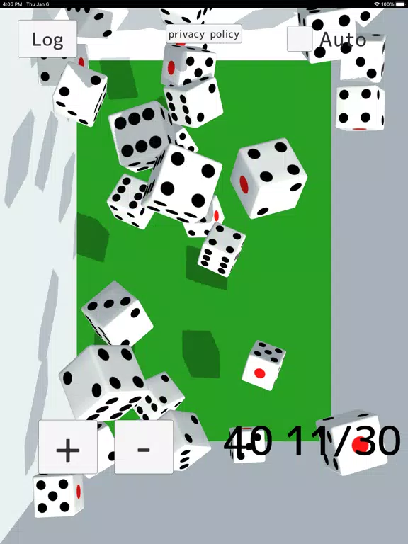 ภาพหน้าจอของ Super Simple Dice iPad 