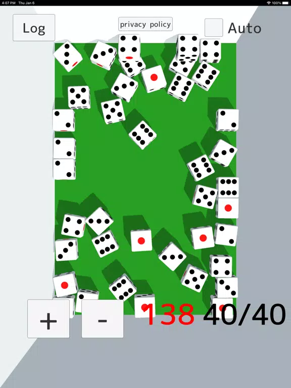 ภาพหน้าจอของ Super Simple Dice iPad 