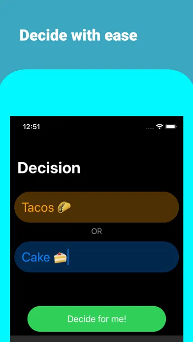 Decide4Me: for those who can't Screenshots