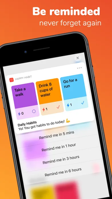 Happy Habits - Habit Tracker स्क्रीनशॉट