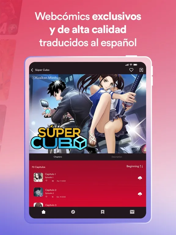 Captures d'écran de AKAYA - Webcómics en español iPad 