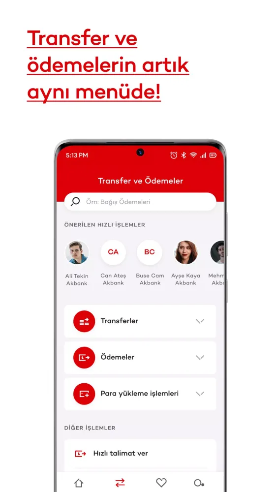 Capturas de pantalla de Akbank Mobil
