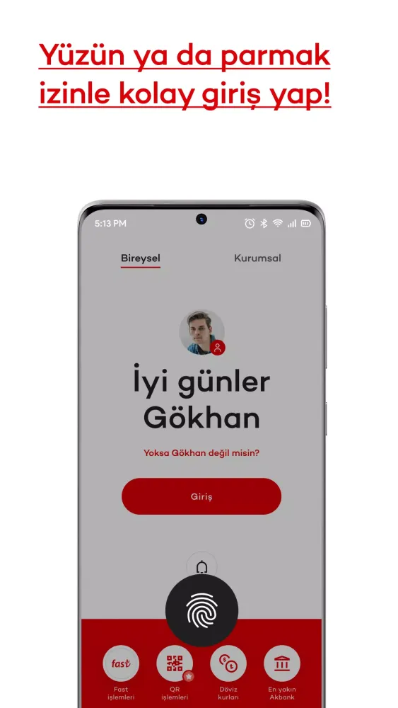Capturas de pantalla de Akbank Mobil