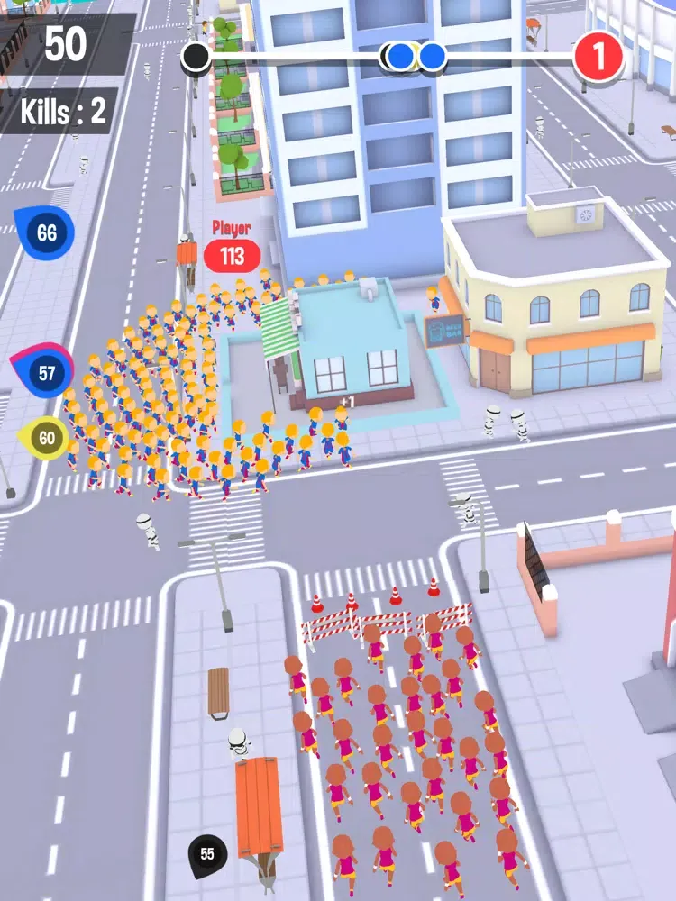 Capturas de tela do Crowd City - Fun Run iPad 