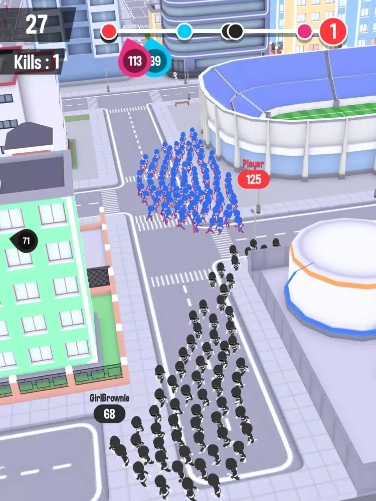 Capturas de tela do Crowd City - Fun Run iPad 