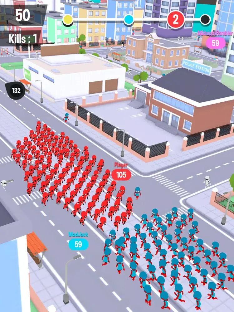 Capturas de tela do Crowd City - Fun Run iPad 