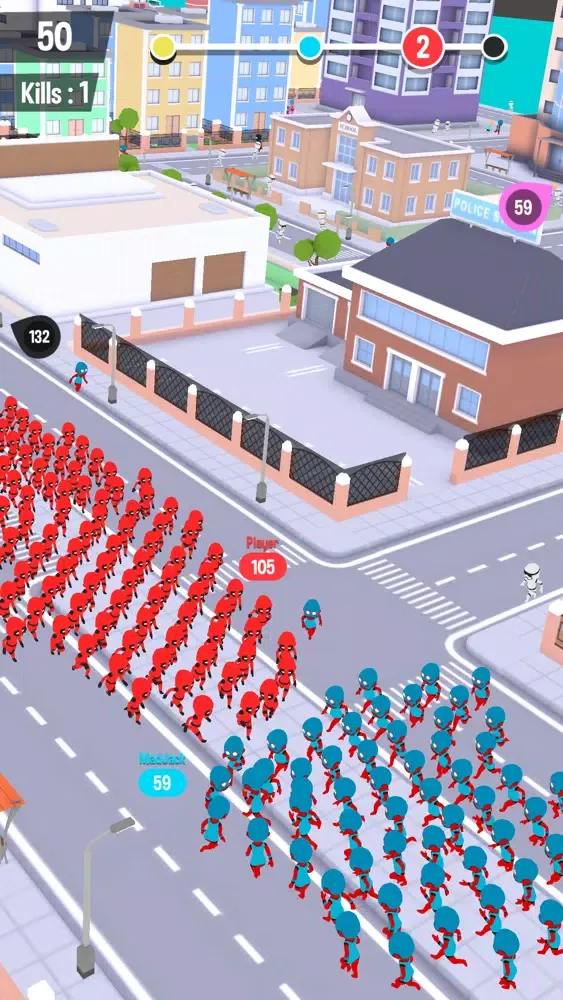 Capturas de tela do Crowd City - Fun Run
