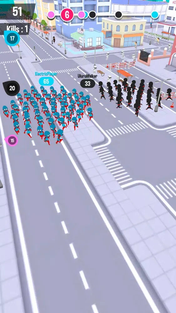 Capturas de tela do Crowd City - Fun Run