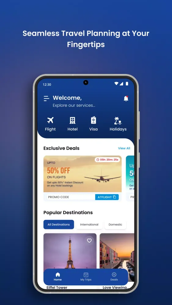AkbarTravels: Flights & Hotels应用截图