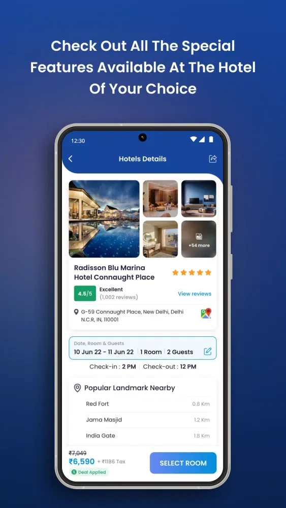 AkbarTravels: Flights & Hotels应用截图