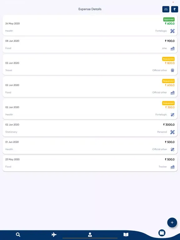 Ảnh chụp màn hình của BoardingPass: Travel & Expense iPad 