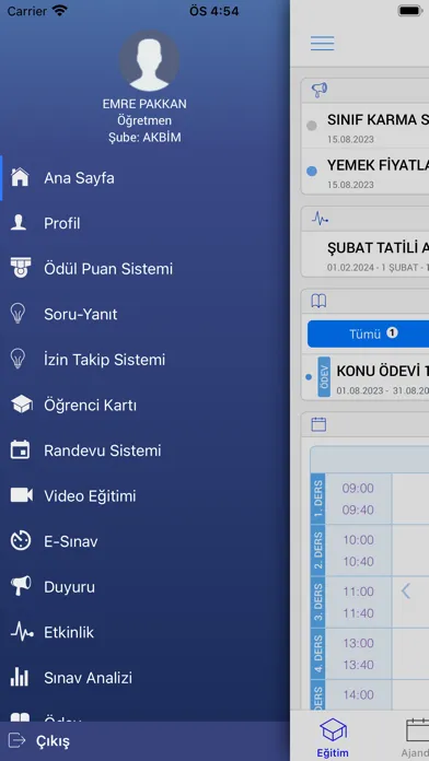Zrzuty ekranu Bilnet OBS