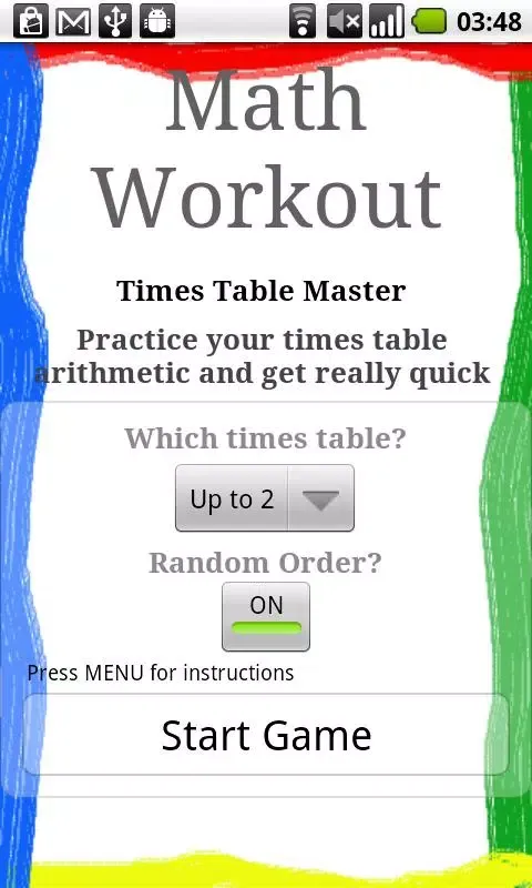 Capturas de tela do Math Workout